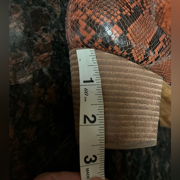 MADEWELL The Rosie Ankle Boot in Snake Embossed Leather 9.5 - Picture 14 of 17